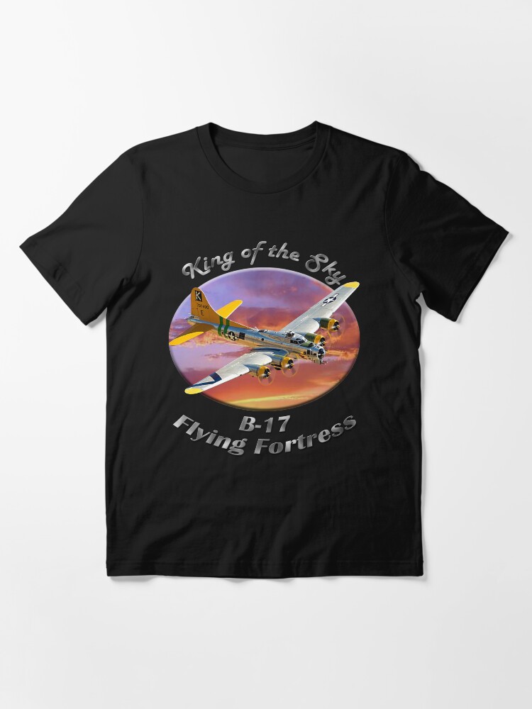 Alternate view of B-17 Flying Fortress King of the Sky Essential T-Shirt