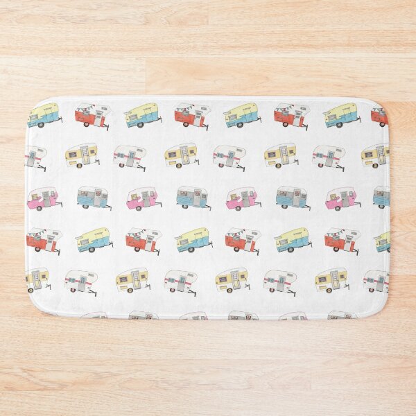 Item preview, Vintage Camper Drawing Design designed and sold by eringeeart.