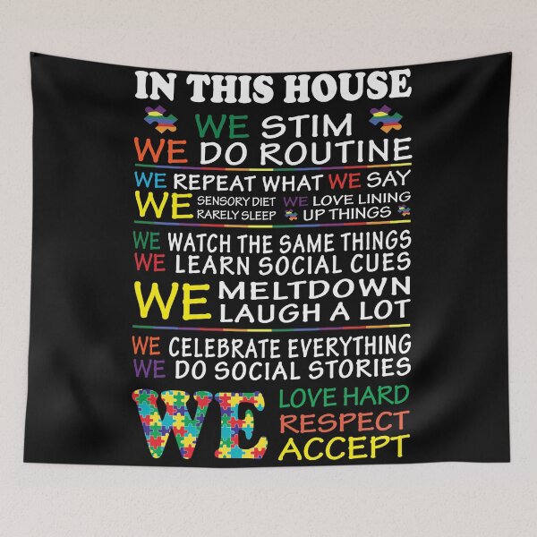 Item preview, In This House We Love Hard, Respect, Accept designed and sold by nghinocay1.