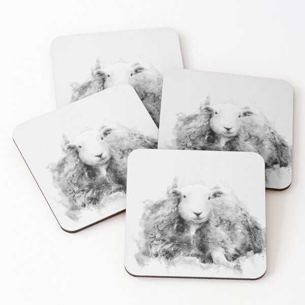 Item preview, Monochrome Herdwick designed and sold by Roz Goodman.