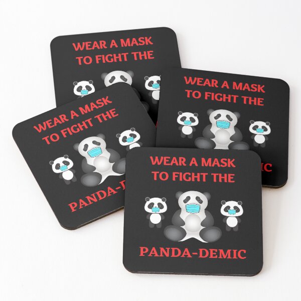 Item preview, Pandemic Masked Pandas designed and sold by WoodburyLake.