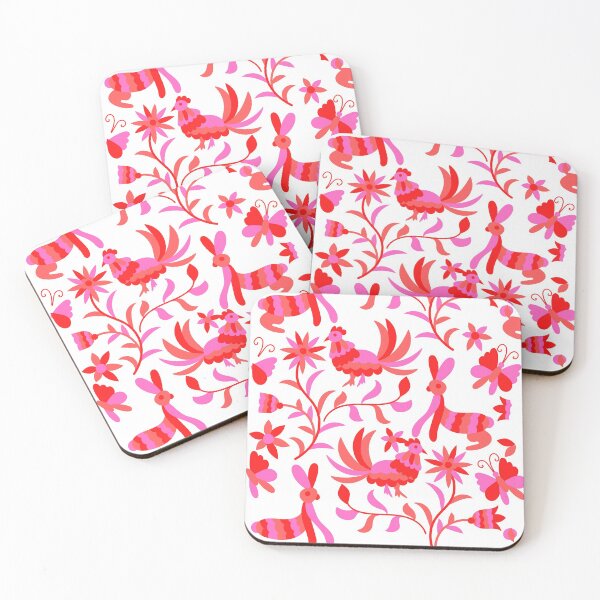 Item preview, Otomi animals pink designed and sold by edleon.