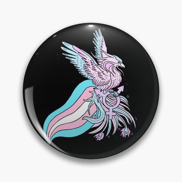 Item preview, Trans Phoenix LGBT Transgender Pride Flag designed and sold by LGBTQIA + Proud.
