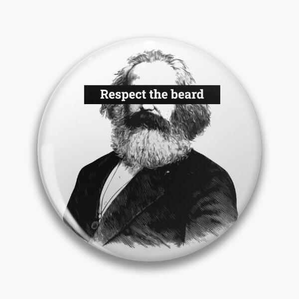 Item preview, Respect the Beard - Karl Marx designed and sold by Electric Fairy.