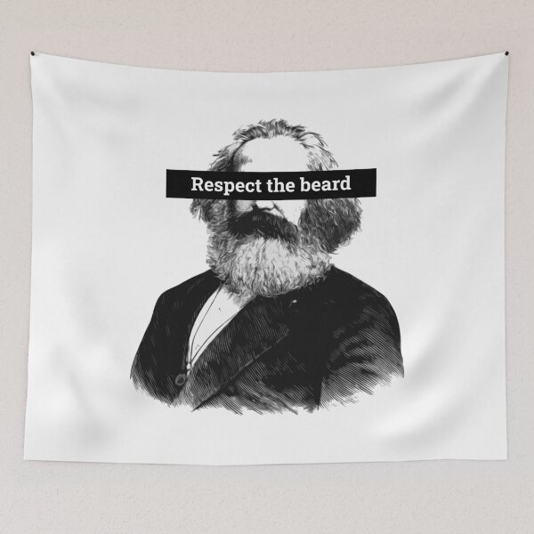 Item preview, Respect the Beard - Karl Marx designed and sold by Electric Fairy.