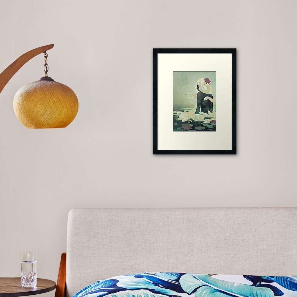 Item preview, Framed Art Print designed and sold by PencilCat.
