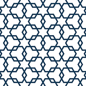 Artwork thumbnail, Geometric Islamic Seamless Pattern by NeteDesign