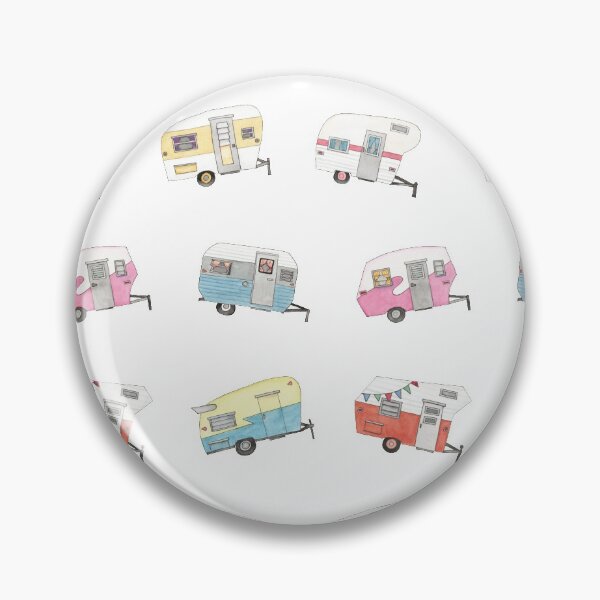 Item preview, Diseño de dibujo Vintage Camper designed and sold by eringeeart.