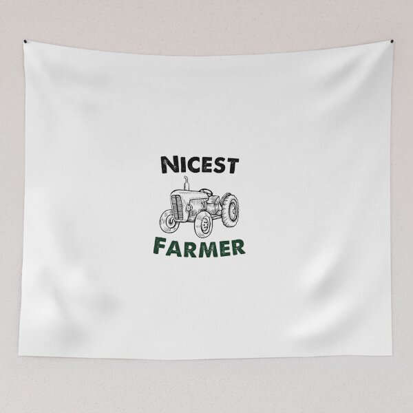 Item preview, Nicest farmer, tractor, funny farmer designed and sold by blkstore.