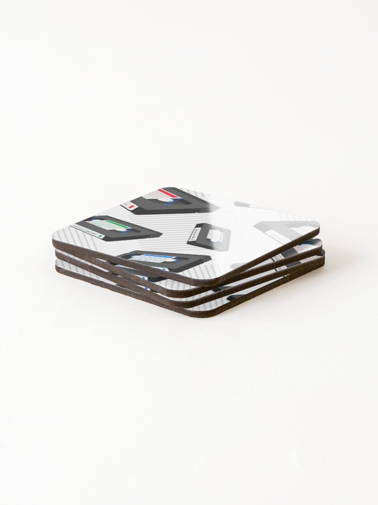 Thumbnail 4 of 5, Coasters (Set of 4), VHS Tapes designed and sold by PatternDivision.