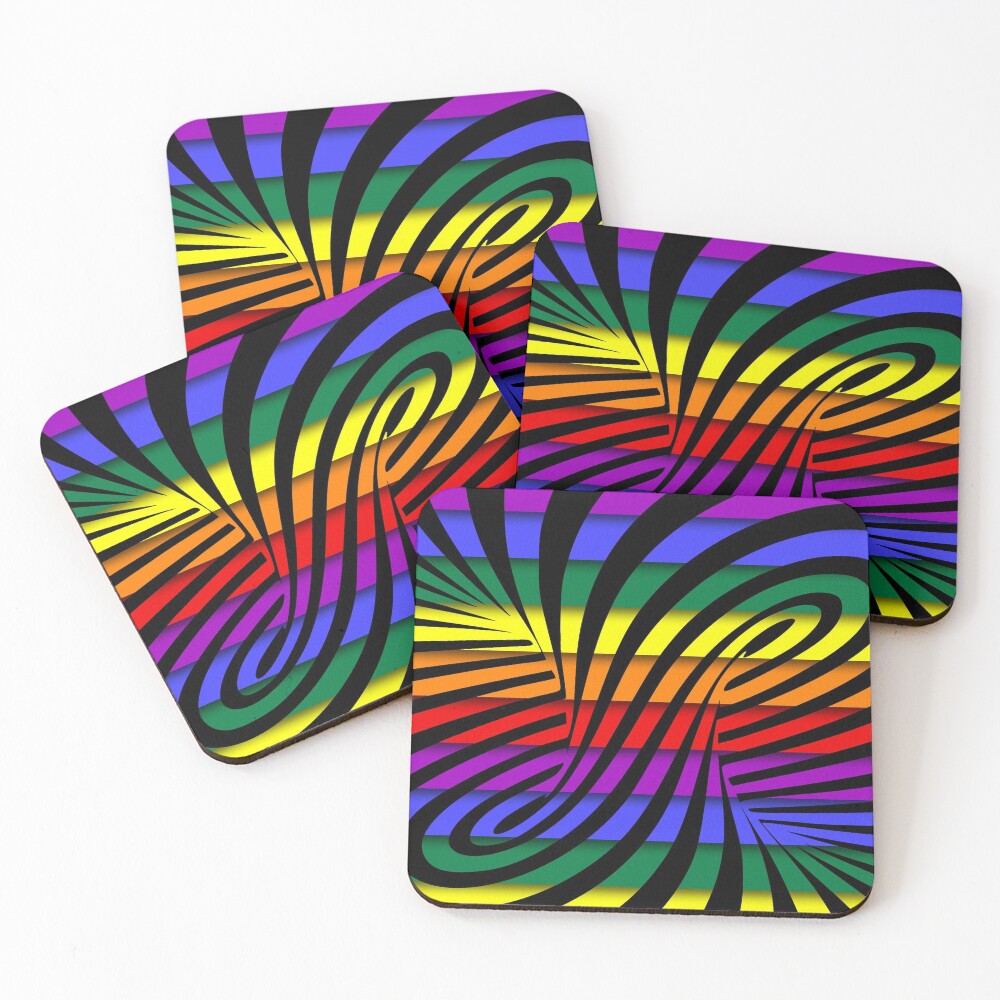 Item preview, Coasters (Set of 4) designed and sold by rainbowarray.