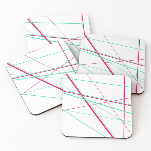 Item preview, Minimalist Pink and Light Green 07 designed and sold by vortexatelier.