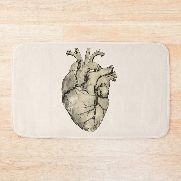 Item preview, Vintage style, Watercolor, human heart, anatomy art designed and sold by Collagedream.