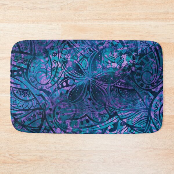 Item preview, Blue Hawaiian Wild Tribal Tie Dye Print designed and sold by sunnthreads.