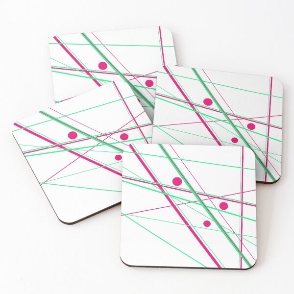 Item preview, Minimalist Pink and Light Green 08 designed and sold by vortexatelier.