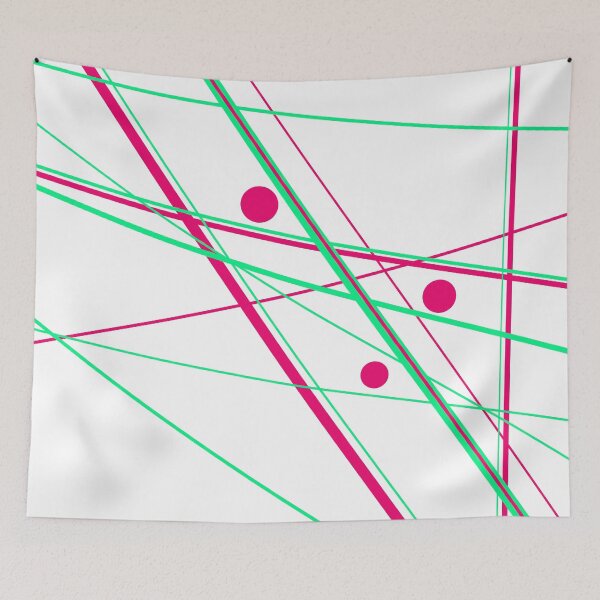 Item preview, Minimalist Pink and Light Green 08 designed and sold by vortexatelier.