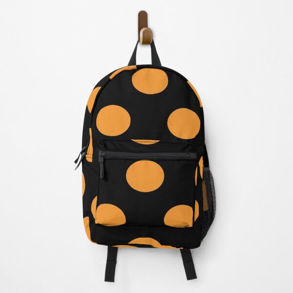Item preview, Large ORANGE and BLACK POLKA DOTS designed and sold by RachelMacht.