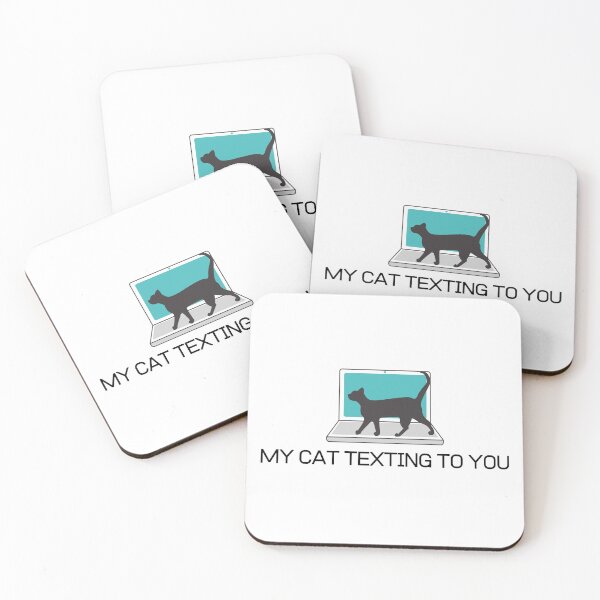 Item preview, My cat texting to you designed and sold by PawPixShop.