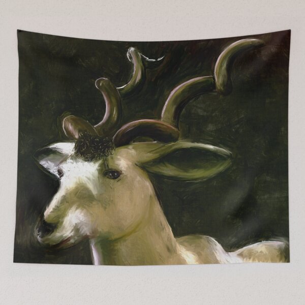 Item preview, Addax the White Antelope. Portrait. designed and sold by Kay Patterson.