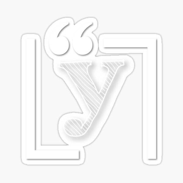 Letter Y Stickers Redbubble