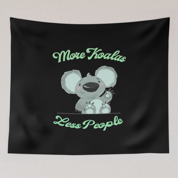 Item preview, More koalas, less people cute bear waving designed and sold by Dirk4171.