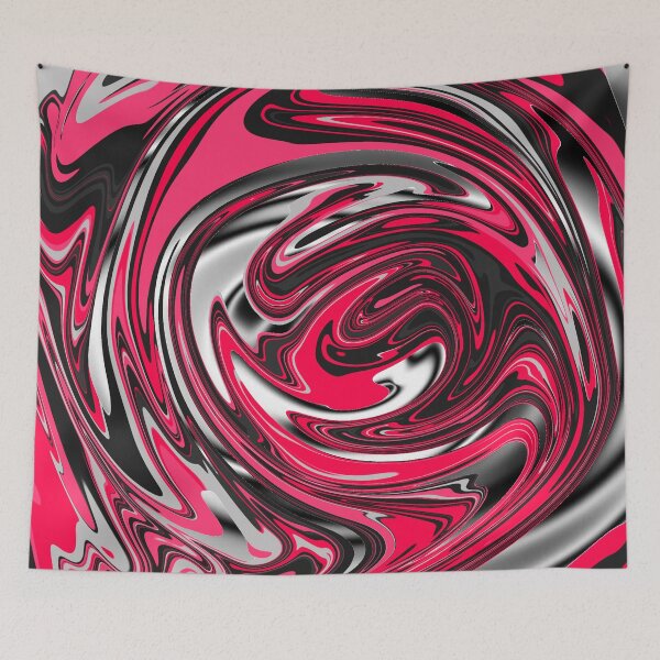Item preview, Retro Liquid Chrome Abstract Pattern designed and sold by RomeoSketches.