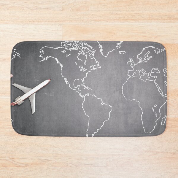 Item preview, travel the world black and white T shirt designed and sold by ImRotem.