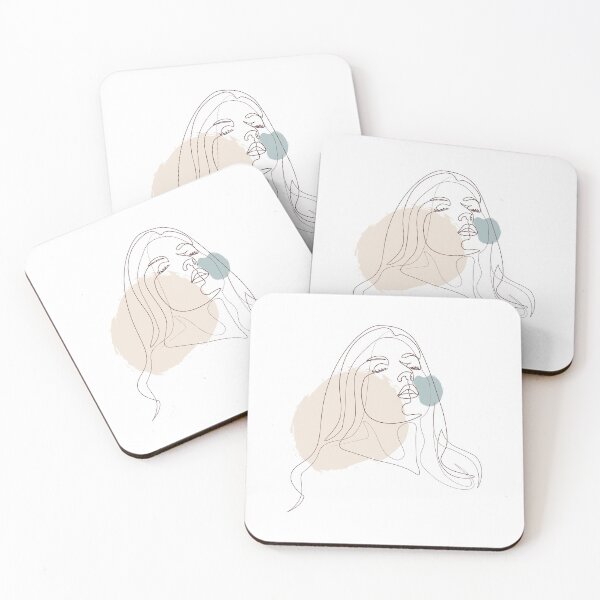 Item preview, Continuous Line Drawing Of Woman Face - Single Line Art designed and sold by Jenniferagt.