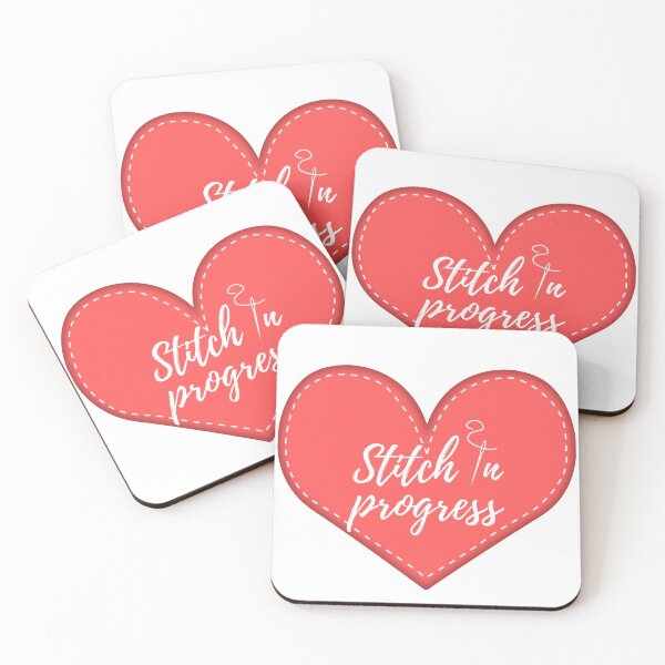 Item preview, Stitch in progress heart designed and sold by newprojectvibe.