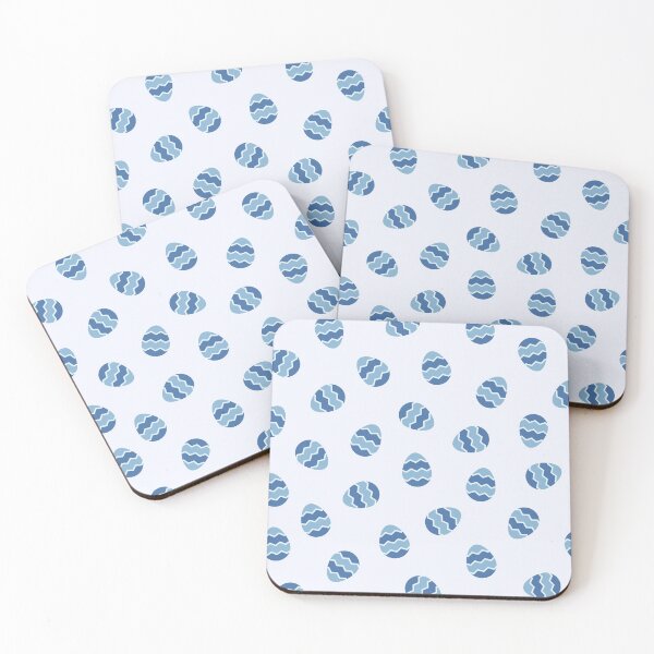 Item preview, Easter Eggs: Blue & White designed and sold by Store Of Creations.