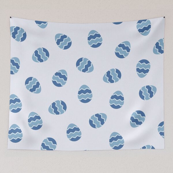 Item preview, Easter Eggs: Blue & White designed and sold by Store Of Creations.