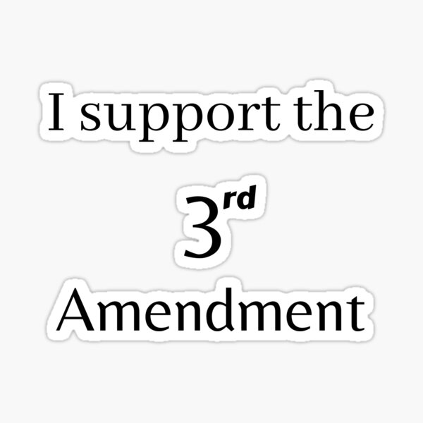 3rd amendment