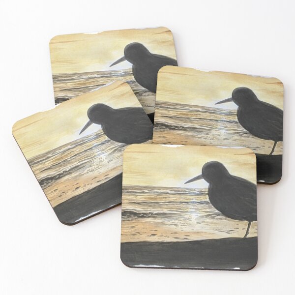 Item preview, Black and Gold Sandpiper Sunset designed and sold by PrissDodrill-86.