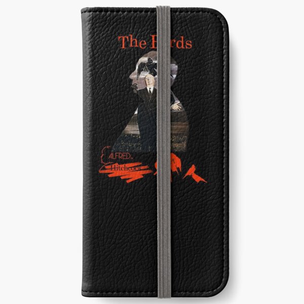 Alfred Hitchcock - The Birds (Black Version) iPhone Wallet