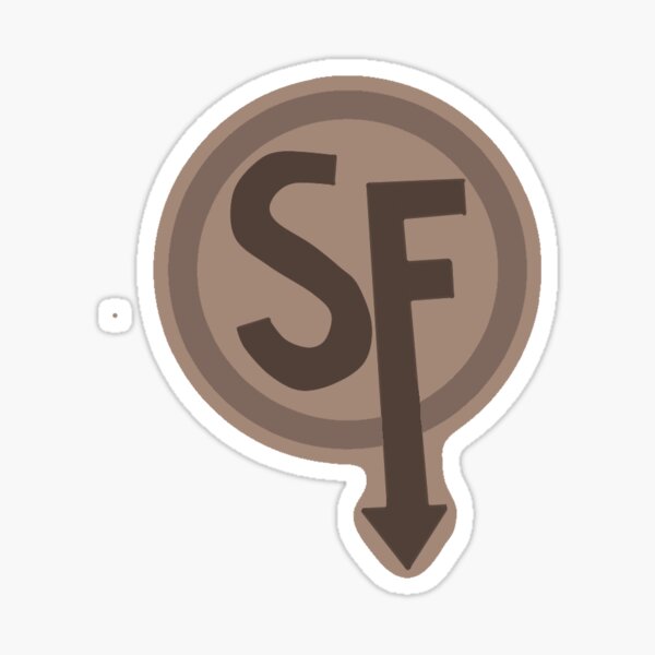 Sally face sanity falls logo Sticker