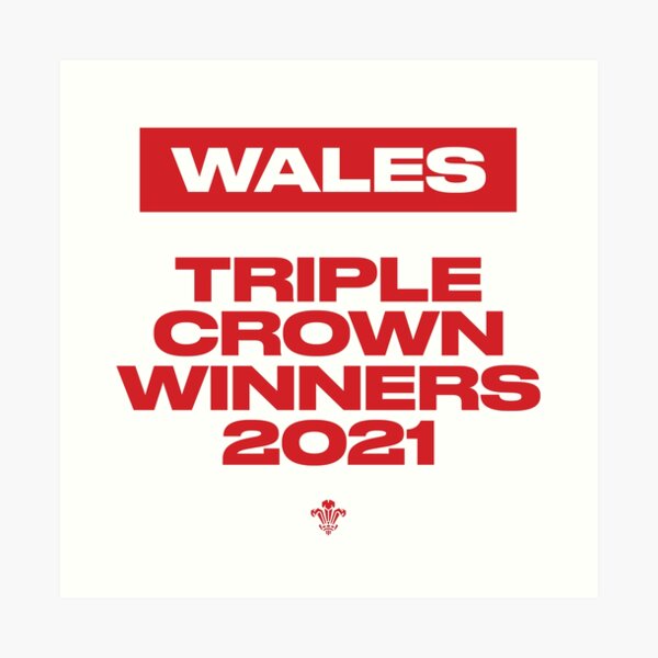 wales triple crown t shirt 2021