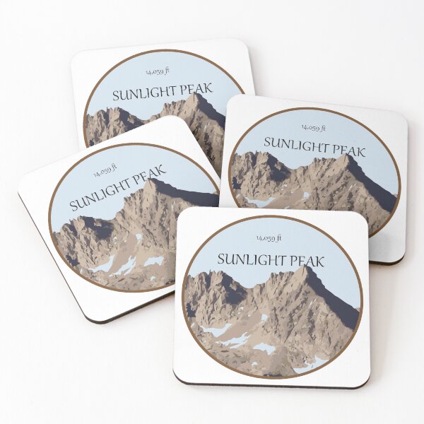 Item preview, Sunlight Peak Illustration designed and sold by scrossdesigns.