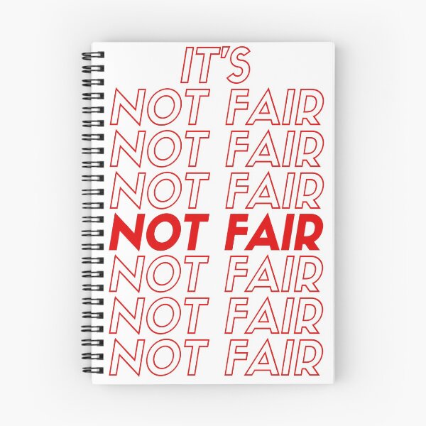 Item preview, It's not fair designed and sold by RebeccaART5.