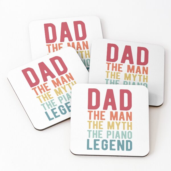 Item preview, Dad The Man The Myth The Piano Legend Funny Piano Lover Vintage designed and sold by Scratches Tees.