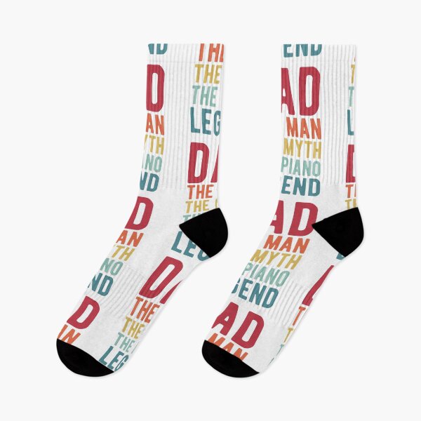 Item preview, Dad The Man The Myth The Piano Legend Funny Piano Lover Vintage designed and sold by Scratches Tees.