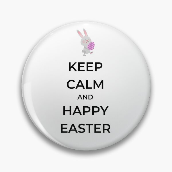 Item preview, Keep Calm and Happy Easter designed and sold by CoolHippoQuotes.