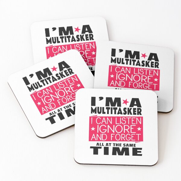 Item preview, Multitasking Funny Cute Humor Sassy Good Listener designed and sold by sillyquestions.