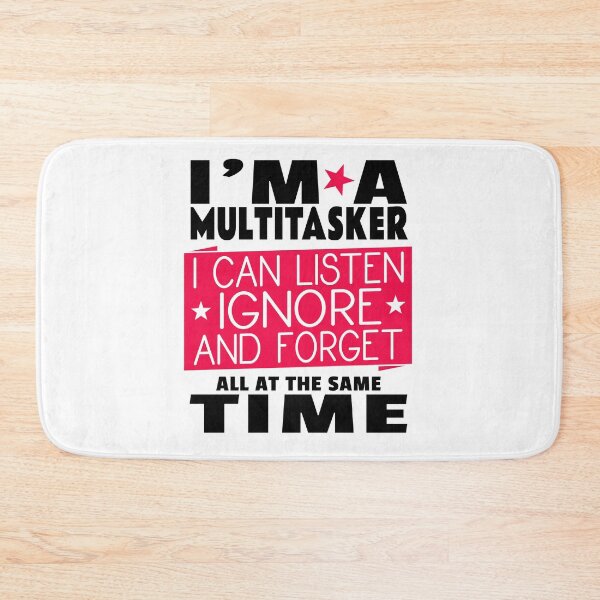 Item preview, Multitasking Funny Cute Humor Sassy Good Listener designed and sold by sillyquestions.