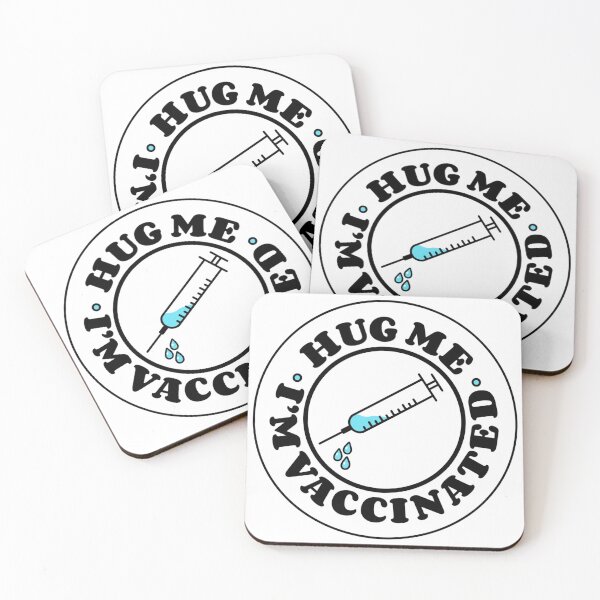Item preview, Hug me, I’m Vaccinated  designed and sold by Laura Barrios.