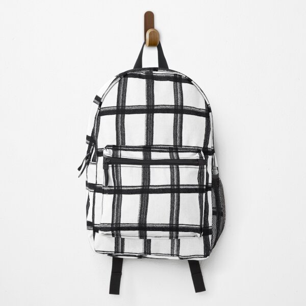 Item preview, Scandi pattern, black and white grid, line art designed and sold by cadinera.