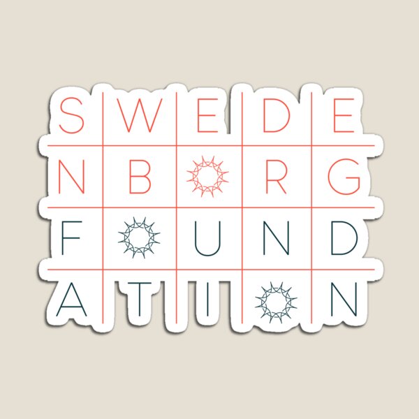 Swedenborg Foundation "Grid Design" 3 Magnet