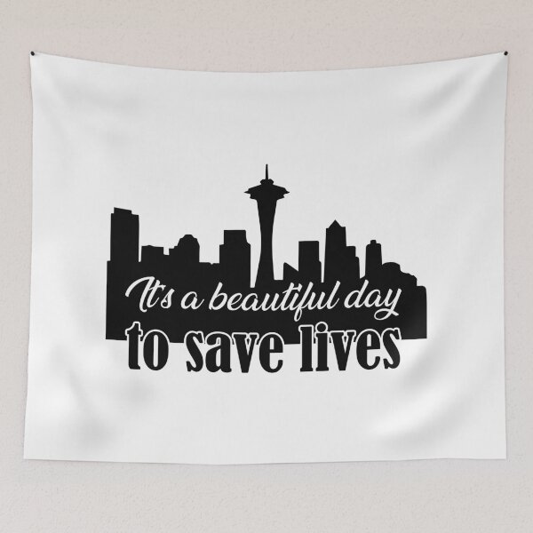 Item preview, Its a beautiful day to save lives  designed and sold by Sunflowerforher.