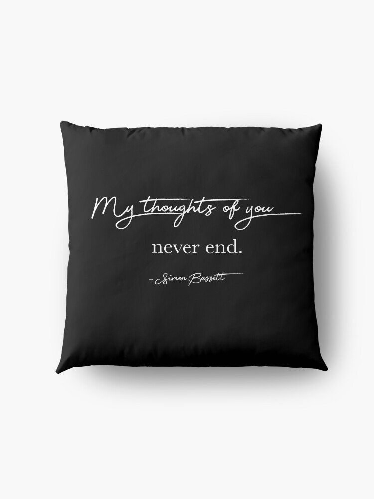Alternate view of Simon Bassett Quote Floor Pillow
