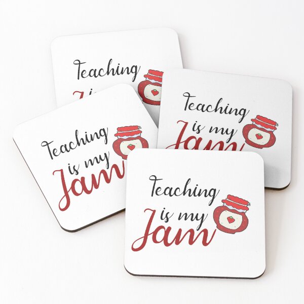 Item preview, Teaching is my jam, gift for teachers, designed and sold by blkstore.