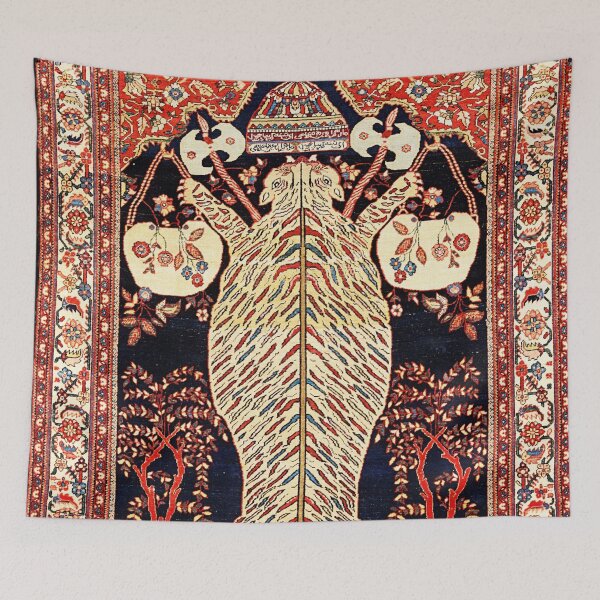 Item preview, Sarouk West Persian Dervish Rug Print designed and sold by Vicky Brago-Mitchell®.